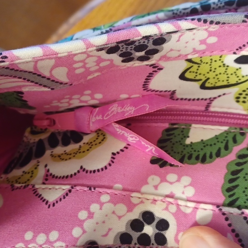 Vera Bradley Priscilla Pink Diaper Bag With Changing Pad - Picture 13 of 14